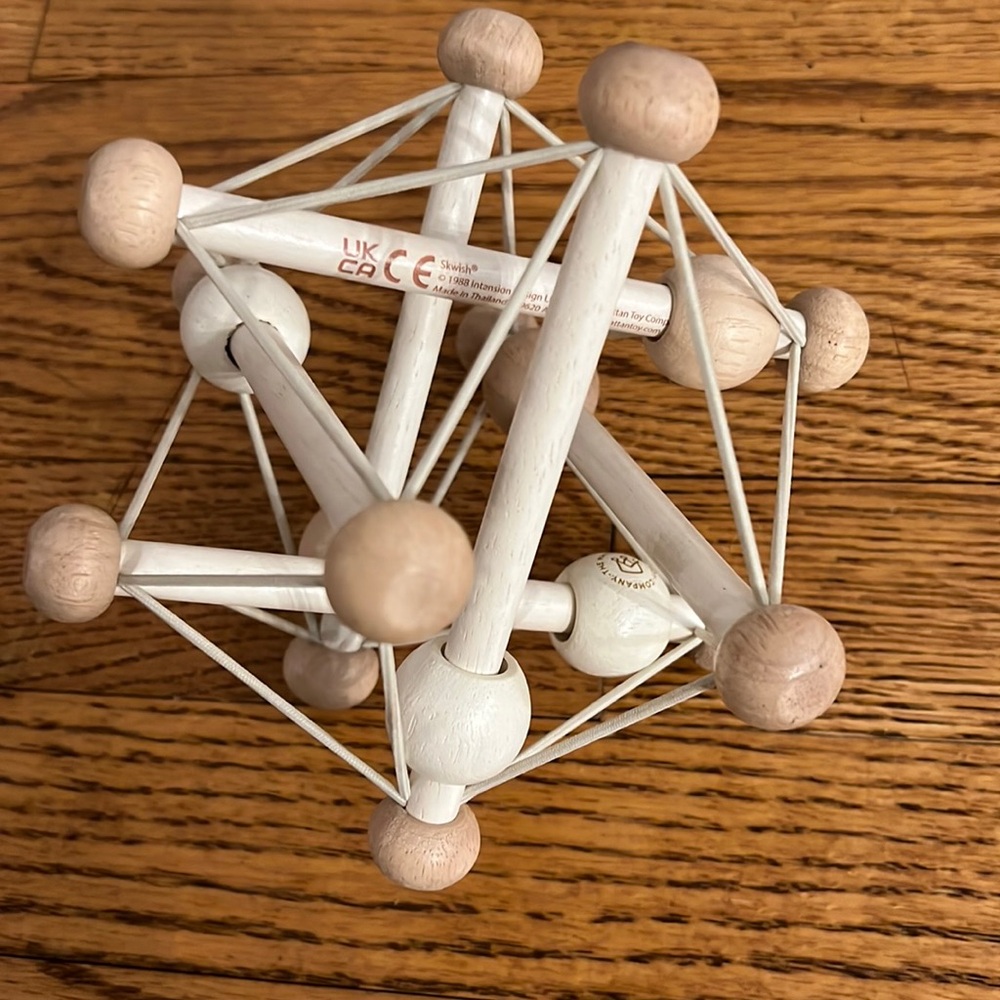 Manhattan toy company wood rattle